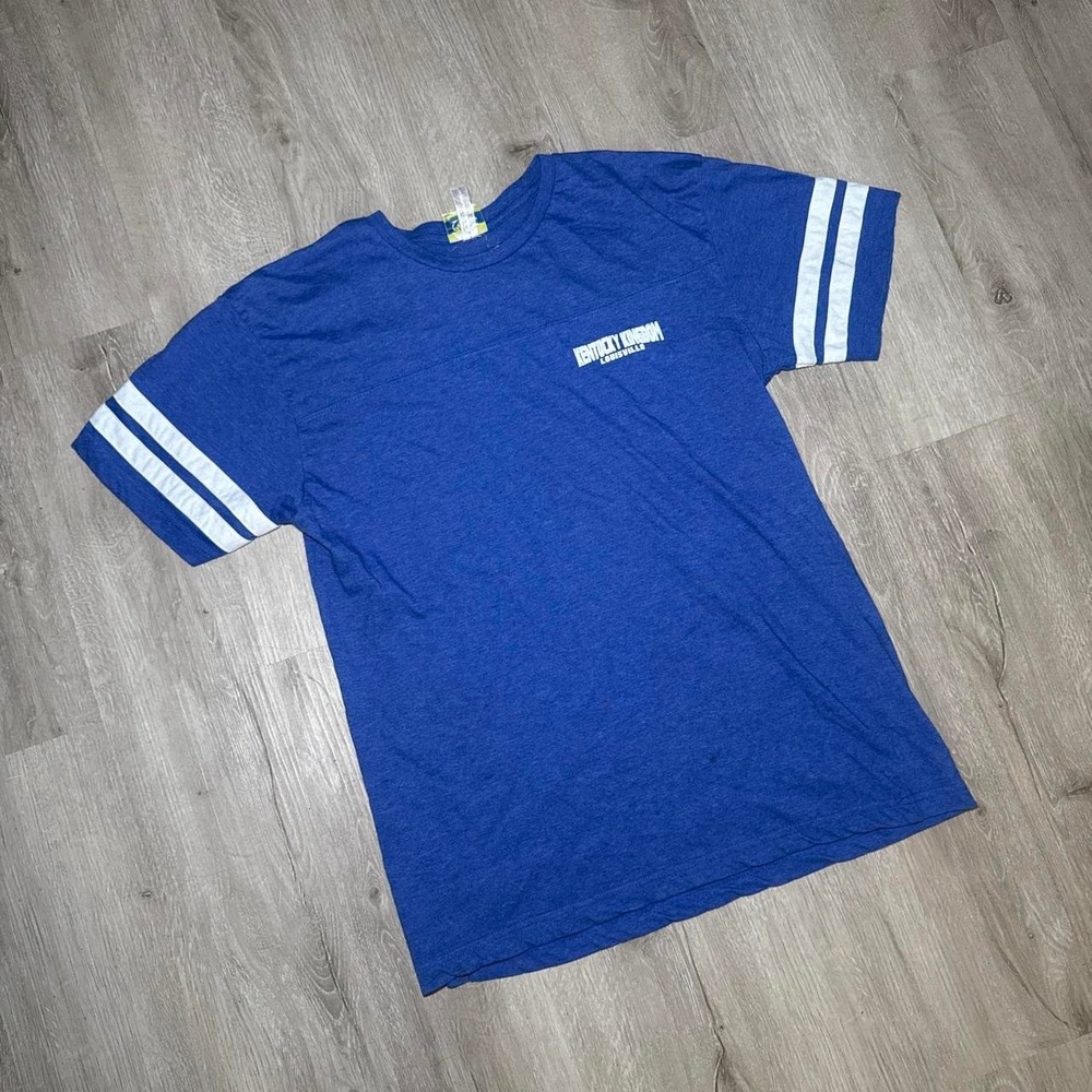 Kentucky Kingdom Louisville KY vintage graphic striped cotton tee